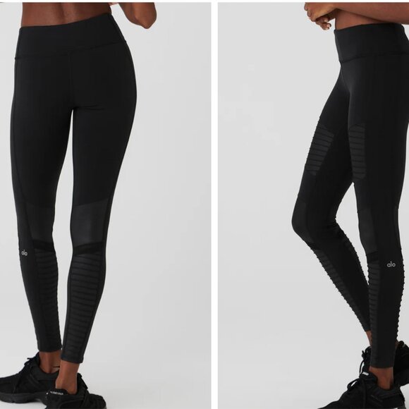 NWT ALO 7/8 HIGH-WAIST MOTO LEGGING - Picture 2 of 6